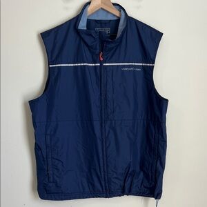 Vineyard Vines Performance Vest Navy Blue Lightweight Athleisure Sz XL Golf